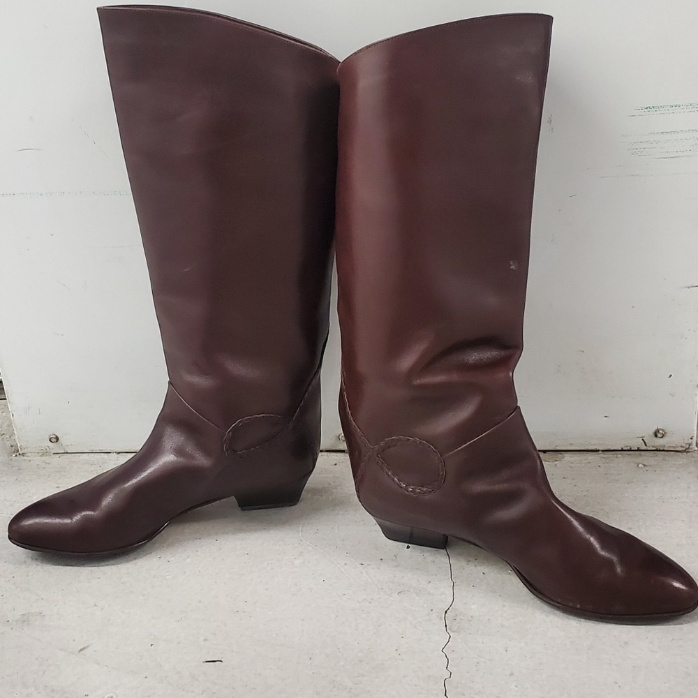 Giani Bernini Italian Leather Equestrian Boots. Made in Italy